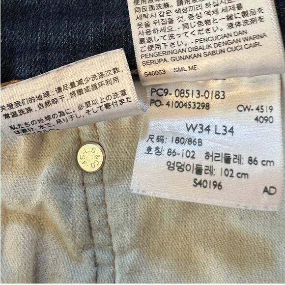 Men’s Levi’s Jeans 513, straight leg , Vntg 2019,  2% spandex , 5 pockets 34/34 - Picture 12 of 12